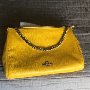 COACH YELLOW PURSE